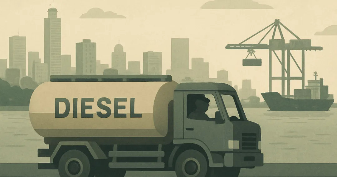 DOE: LATEST DIESEL CARGO SOURCED VIA SINGAPORE TRADER