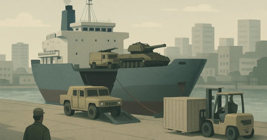 US SHIP UNLOADED MILITARY EQUIPMENT WHEN IT DOCKED AT CDO PORT LAST MONTH, REPORT SAYS